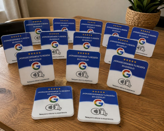 Placas NFC para vendedores  Lote de 50 placas