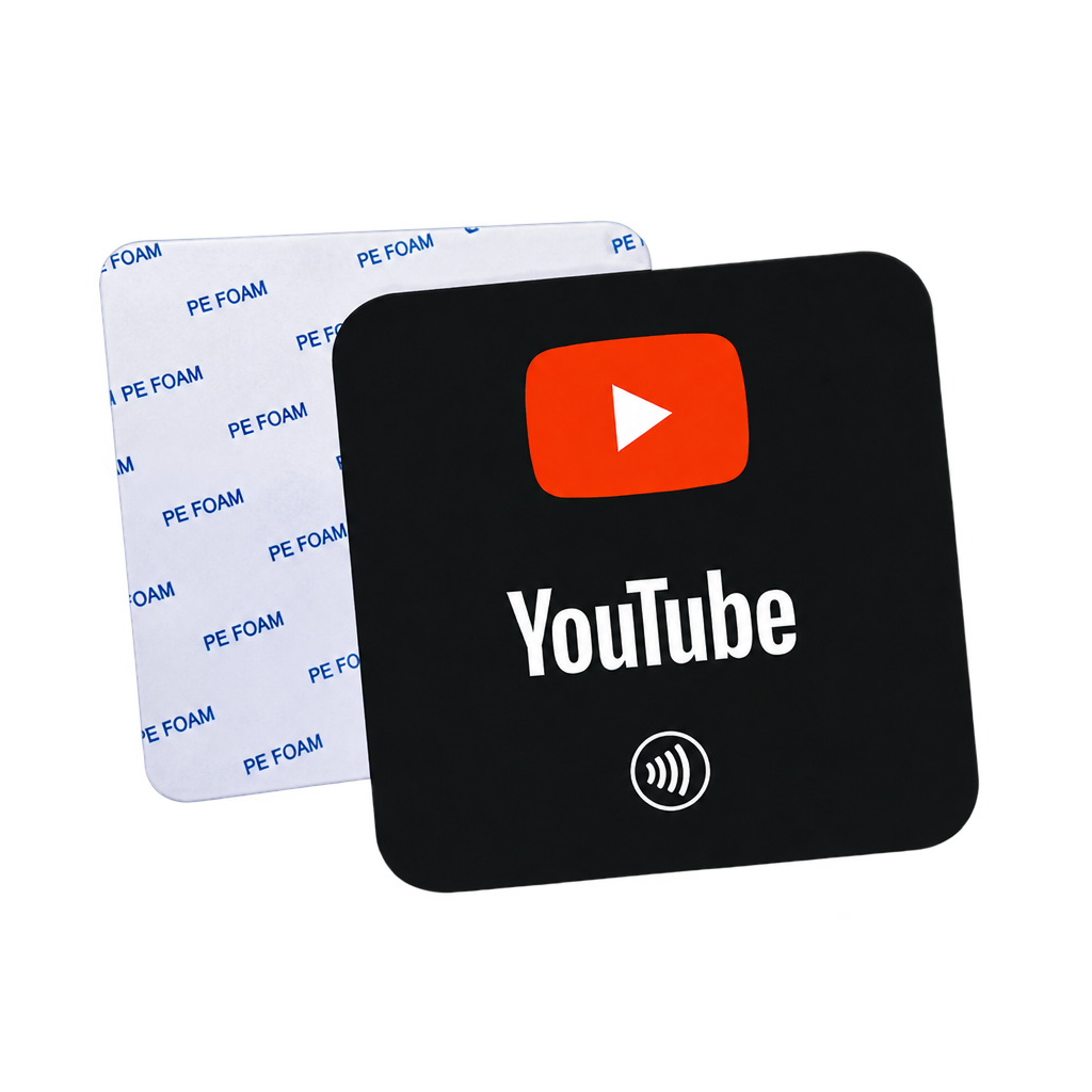 Placa YouTube sin fondo
